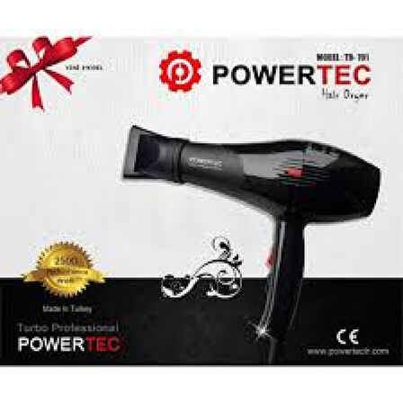 POWERTEC TR-701 SAÇ KURUTMA - FÖN MAKİNESİ 2500W PERF 