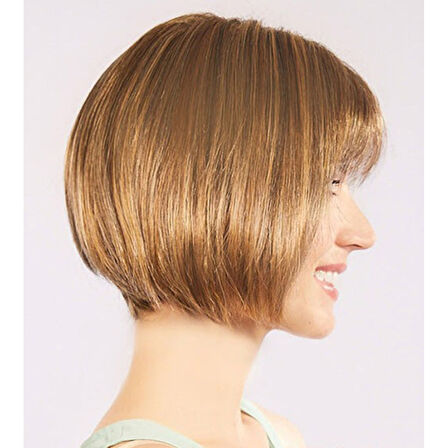 Açık Kahverengi Küt Parti Peruk Küt Saç 