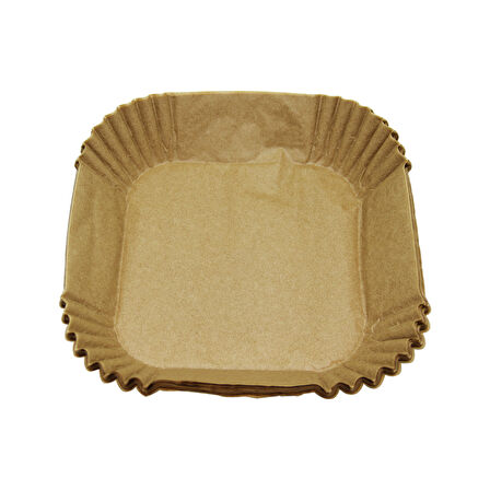 AİR FRYER 50 PARÇA  KARE - 16X4.5CM KAĞIT PİŞİRME KALIBI 