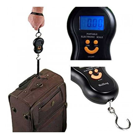 Dijital Elektronik Led Ekran El Terazisi Cep Kantarı Tartısı 