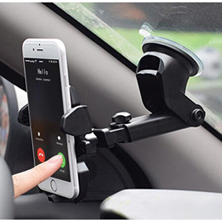 Torpido Üstü Teleskopik Araç Telefon Tutucu 