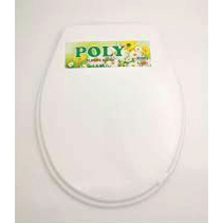 Beyaz Yumuşak Klozet Kapak Büyük Puf 