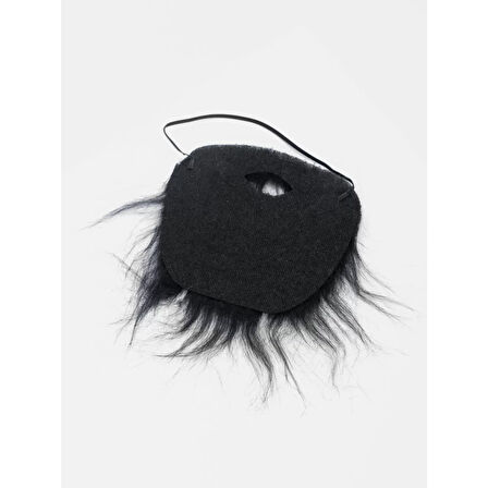 Siyah Renk Takma Sakal Bıyık Takımı 