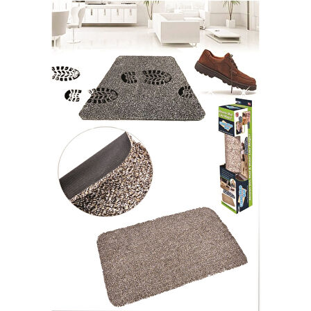 Çamaşır Makinesinde Yıkanabilir Kir Toz Emici Mikrofiberli Paspas 