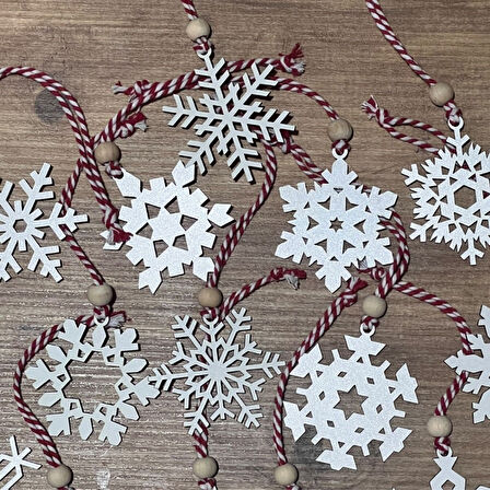 Ahşap Yılbaşı Ağaç Süsü-BY15 