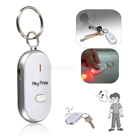 Anahtar Bulucu Anahtarlık Sese Duyarlı Işıklı Anahtarlık Aparat 