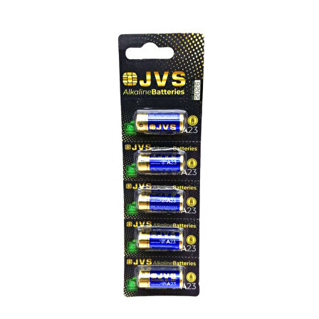 JVS A23 LR23 12V ARAÇ KUMANDA PİLİ 5Lİ KART 
