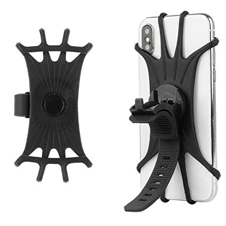 Esnek Silikon Örümcek Bisiklet Telefon Tutucu 