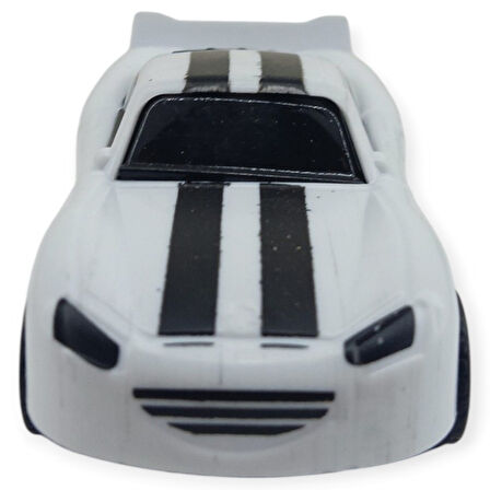 Çek Bırak Nascar Arabası 10.5 Cm - BP-035-BEYAZ (Lisinya)