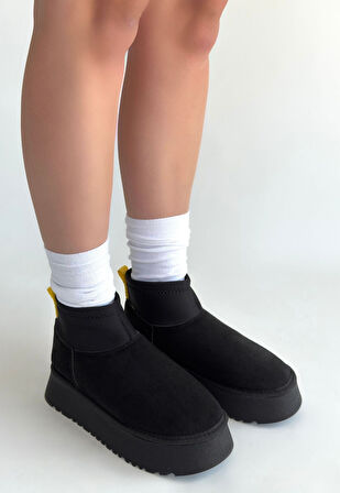 Cuen Siyah Süet Bot - Lisinya