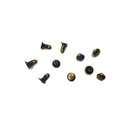 Rivet Perçin - 6mm, Antik, 1000 Adet ( Lisinya )