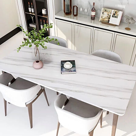 Açık Mermer Desenli Yapışkanlı Kaplama Kağıdı  Büyük Boy 5 Metre ( Lisinya )