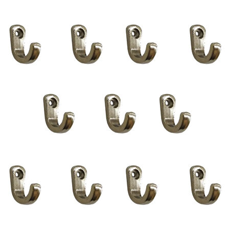 Tekli Bijuteri, Dekor Askısı - Nikel, 100 Adet, 10x18x22 Mm ( Lisinya )