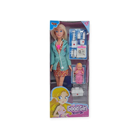 Aksesuarlı Model Bebek Doktor Seti - 115225A (Lisinya)
