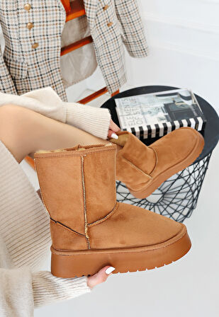 Sophia Taba Süet Bot Trend - Lisinya