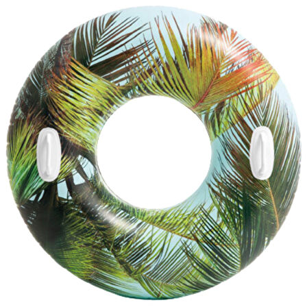 Tutunmalı Transparan Çiçekli Simit 97 Cm İntex - 58263 (Lisinya)