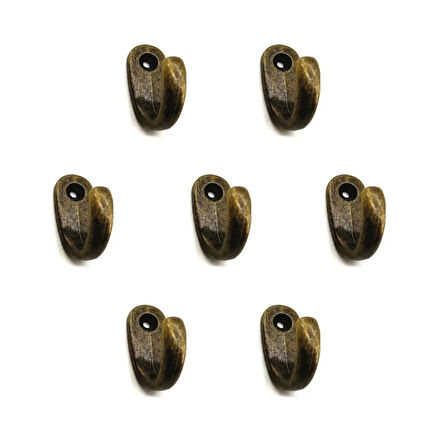 Büyük Tekli Fincan Askı, Dekor Askısı - Antik, 100 Adet, 12x23x30 Mm ( Lisinya )