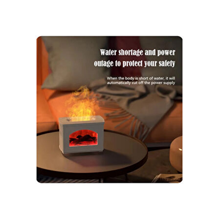 Şömine Hava Nemlendirici Aromatik Oda Kokusu 270 Ml Difüzörü Buhar Makinası ( Lisinya )