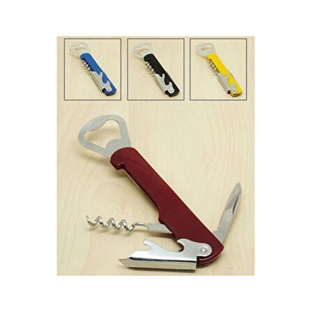 Çok Amaçlı Ve Kullanışlı Metal Tirbişon - Açacak 4 Fonksiyonlu ( Lisinya )