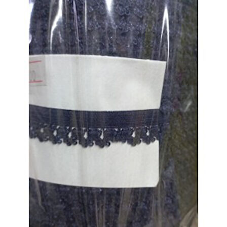 Çamaşır Lastiği Dantelli 1 Cm 1 Metre Lacivert