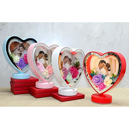 Kişiye Özel Fotoğraf Alanlı Ledli Çerceve Alk4448 ( Lisinya )