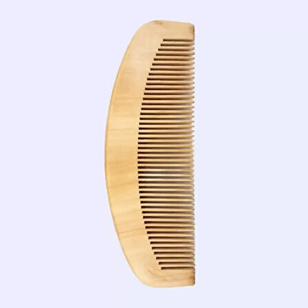 12'li Oval Dar Dişli Ahşap Tarak Seti