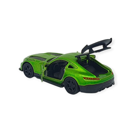Çek Bırak Metal Küçük Arabalar 8 cm - 6411A-10 - Yeşil (Lisinya)