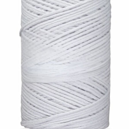 Pamuk Makrome 2 Mm Beyaz