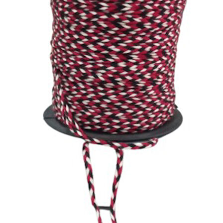 Bileklik İpi, Hediye Paketleme İpi, Şans, Bereket, Aşk, Şifa, Güç 10 Mm Pamuk  10 Metre Kırmızı