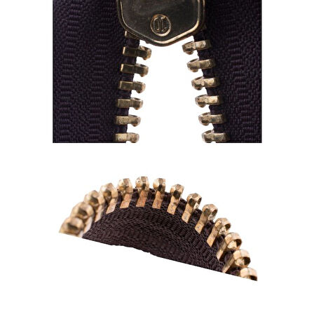 Demir Dişli Çanta Fermuarı En 3 Cm Bordo