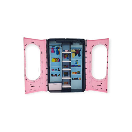 Anlily Stilim Sensin Elbise Dolabı - Açık Pembe (Lisinya)