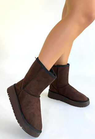 Sophia Kahverengi Süet Bot - Lisinya