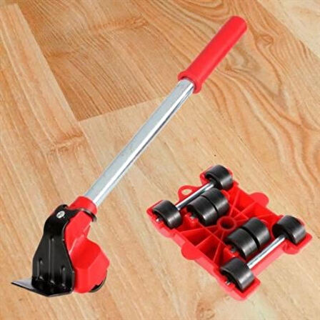 Tekerlekli Basit Pratik Ağır Beyaz Eşya Mobilya Taşıma Kaydırma Aleti Aparatı Seti ( Lisinya )