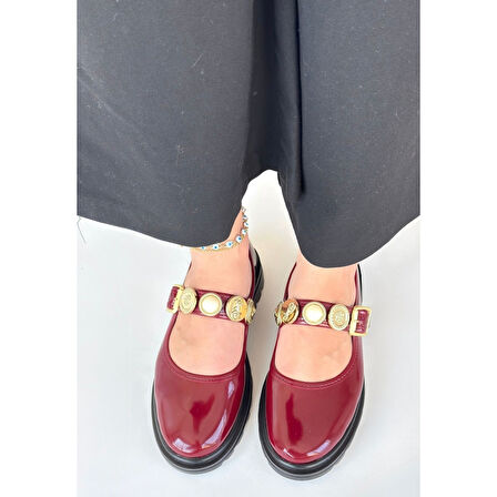 Okira Bordo Rugan Oxford Ayakkabı - Lisinya