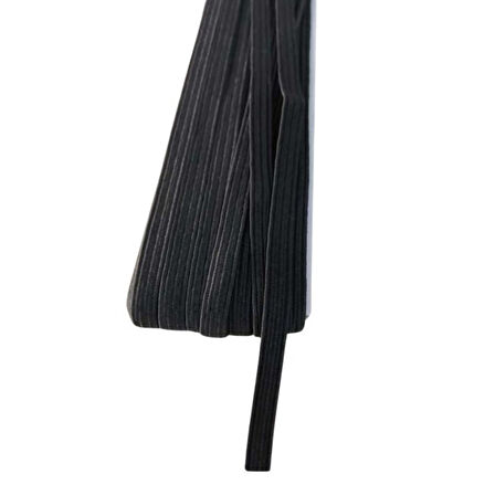 Lastik En 2,5 Cm 10 Metre Siyah