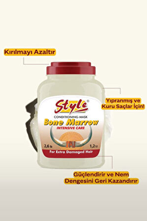 Style Bone Marrow Kemik İliği Saç Bakım Maskesi – 1200 Ml