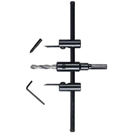 Matkap Ayarlı Panç Delme Seti 300 Mm ( Lisinya )