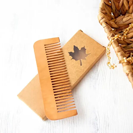 12'li Ahşap Geniş Dişli Tarak Seti