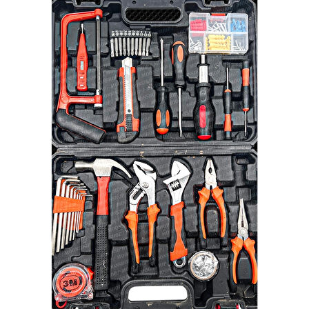 105 Parça Özel Alışım Çelik Professıonel Alet Takım Seti Avadanlık Pense Set. ( Lisinya )