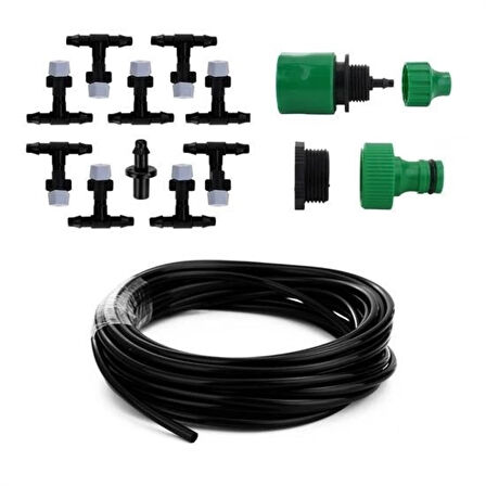 10 Metre Kendin Yap Balkon Veranda Çardak Kamelya Sulama Serinletme Ve Nemlendirme Sistemi ( Lisinya )