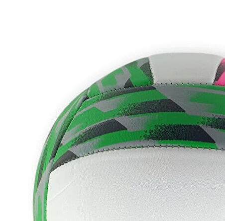 Voleybol Topu Desenli 280 gr - VB-800-YEŞİL (Lisinya)
