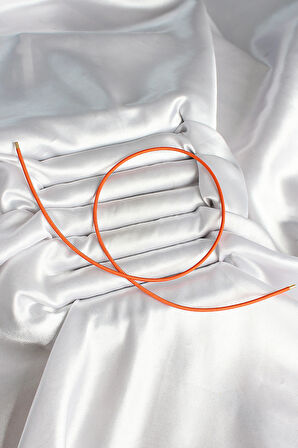 Mıknatıslı Turuncu Renk Sarmal Kadın Bileklik - Lisinya