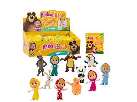 MHA20000 - MASHA KOCA AYI TEKLI FIGUR  (Lisinya)