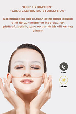 Şeffaflaşan Anında Parlaklık Ve Nemlendirme – Bio Kolajen Cilt Maskesi