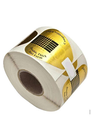 Rubetrant Gold Protez Tırnak Şablon 100'lü Set