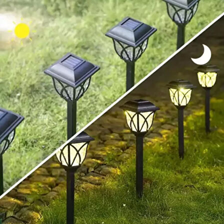 6’lı Solar Bahçe Aydınlatması Gün Işığı