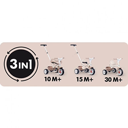7600740418 Be Move Comfort Tricycle Beige