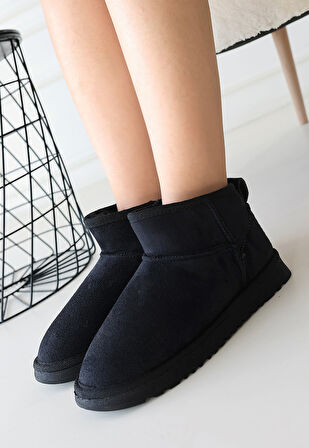 Elsa Siyah Süet Bot - Lisinya