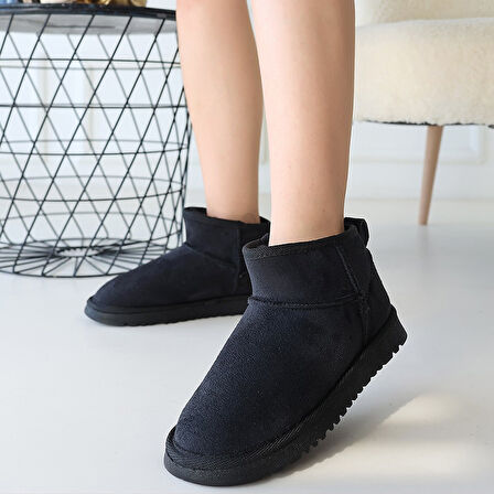 Elsa Siyah Süet Bot - Lisinya