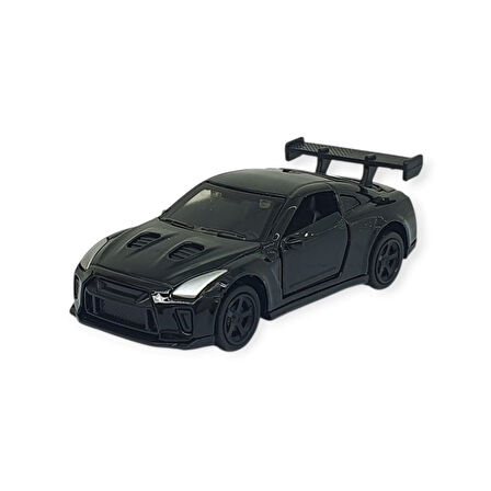 Çek Bırak Metal Küçük Arabalar 8 cm - 6411A-12 - Siyah (Lisinya)